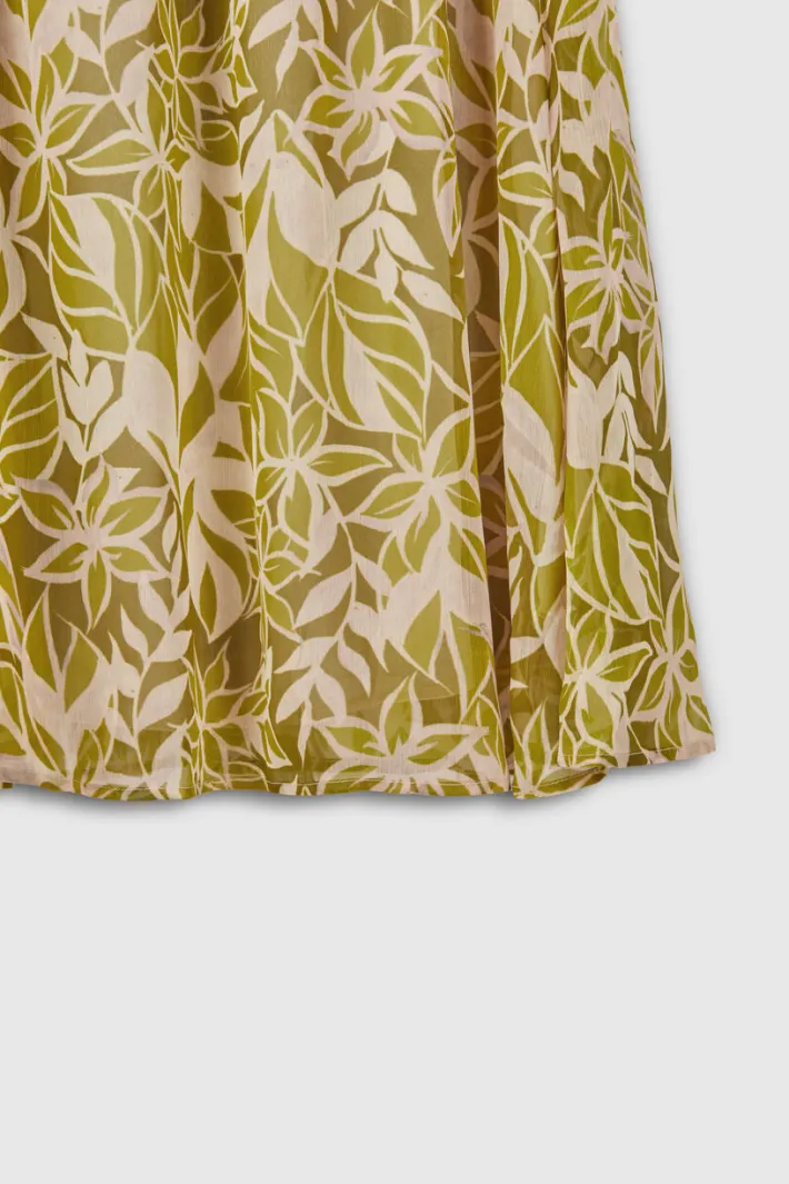 Teddy Smith Jupe longue plissée MANON LEMON GREEN LEMONGREEN Best Sale