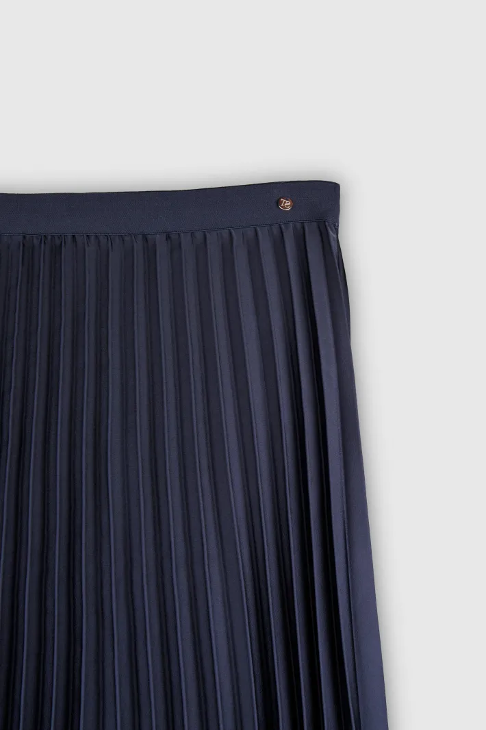 Teddy Smith Jupe satin plissée J-PLISSA DARK NAVY DARKNAVY Sale