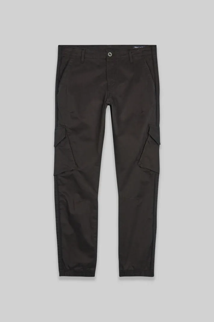 Teddy Smith Pantalon cargo BATTLE NOIR Best