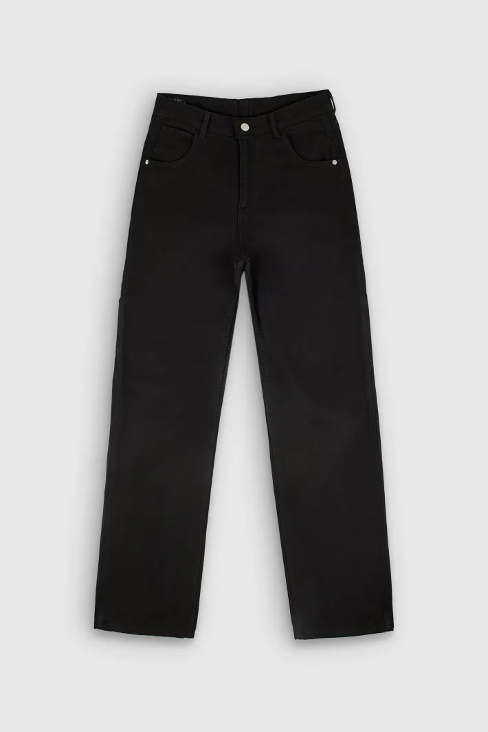 Teddy Smith Pantalon CHARP CANVAS NOIR Cheap
