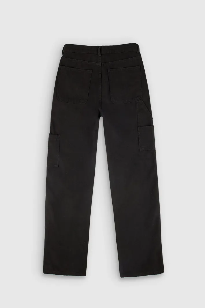 Teddy Smith Pantalon CHARP CANVAS NOIR Cheap