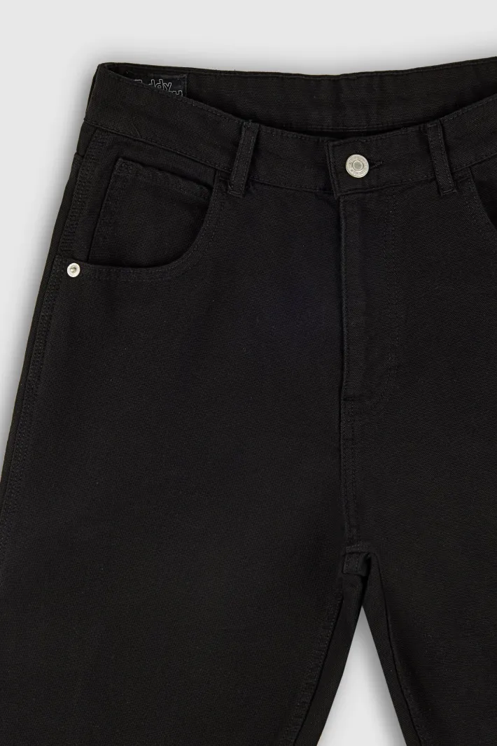 Teddy Smith Pantalon CHARP CANVAS NOIR Cheap