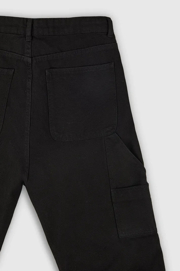 Teddy Smith Pantalon CHARP CANVAS NOIR Cheap