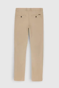 Teddy Smith Pantalon chino coupe slim PALLAS CHINO SWEAT DYED BEIGE Clearance