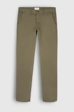 Teddy Smith Pantalon chino coupe slim PALLAS CHINO SWEAT DYED TURBULENCE KAKI TURBULENCEKAKI Outlet