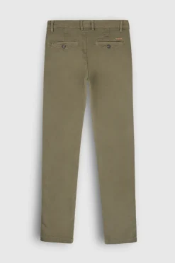Teddy Smith Pantalon chino coupe slim PALLAS CHINO SWEAT DYED TURBULENCE KAKI TURBULENCEKAKI Outlet