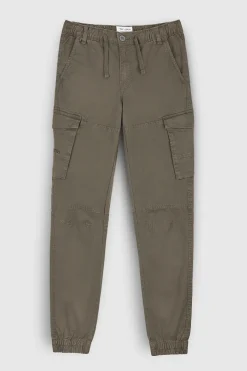 Teddy Smith Pantalon coupe cargo bas resserré P-MURRAY CARGO KAKI BELUGA KAKIBELUGA Clearance
