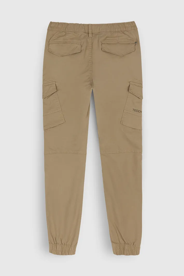 Teddy Smith Pantalon coupe cargo bas resserré P-MURRAY CARGO BEIGE Shop