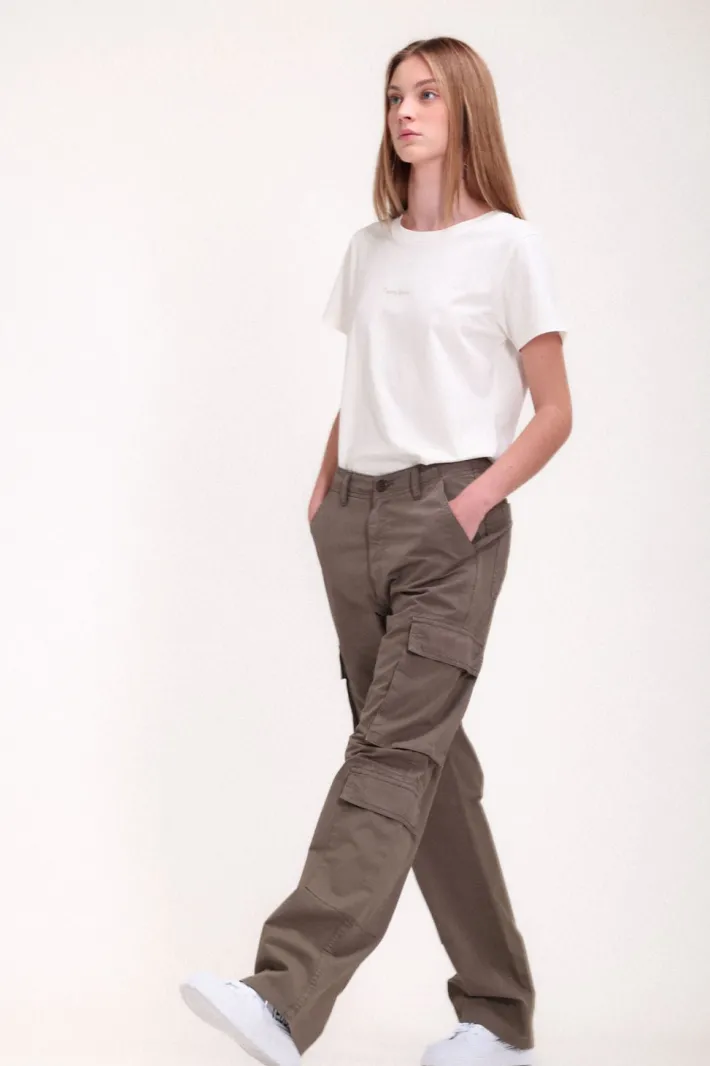 Teddy Smith Pantalon coupe cargo P-LUCKY CARGO SWEET JUNGLE Cheap