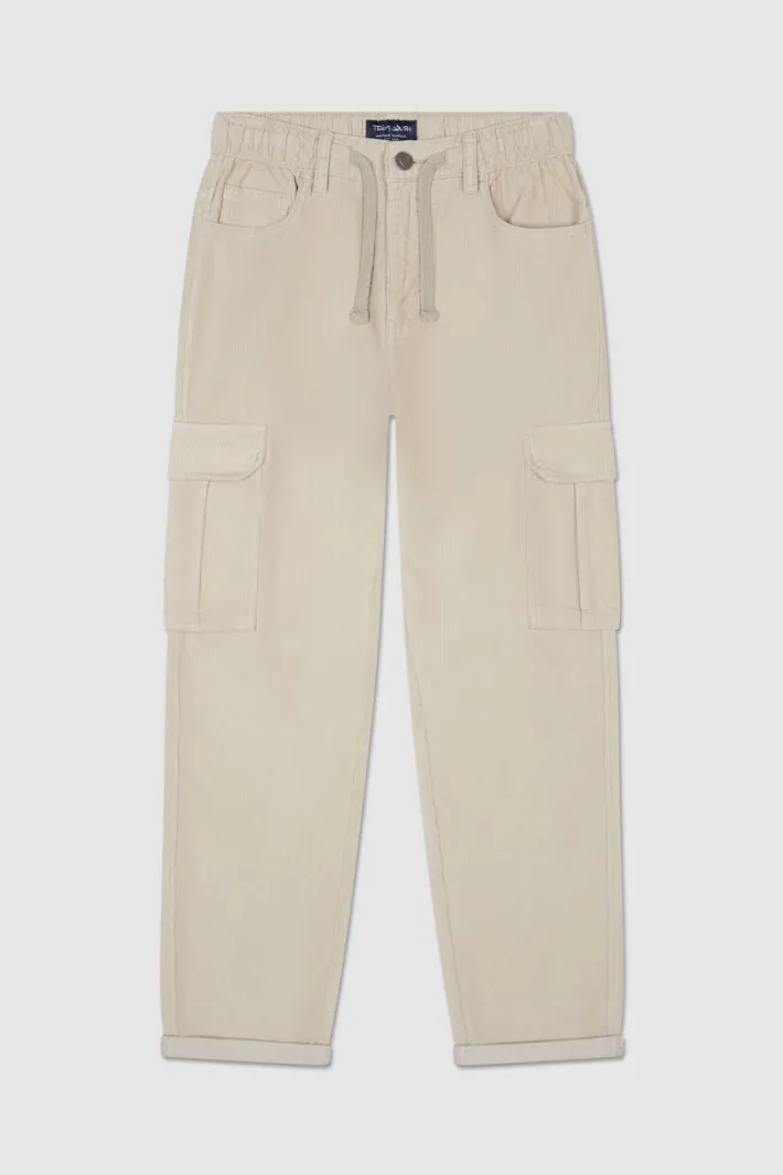 Teddy Smith Pantalon coupe cargo P-RYDE CARGO JR BEIGE STONE Store