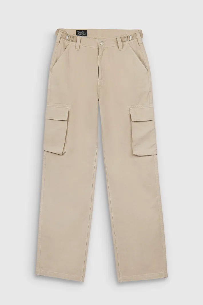 Teddy Smith Pantalon coupe cargo P-STAY CARGO BEIGE Fashion