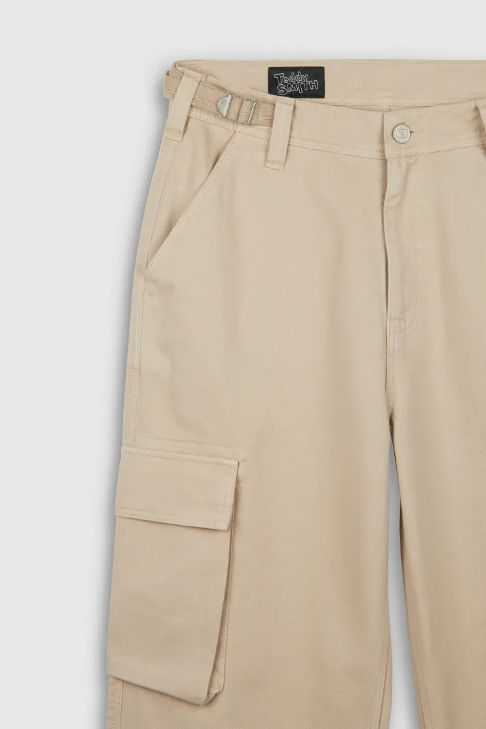 Teddy Smith Pantalon coupe cargo P-STAY CARGO BEIGE Fashion