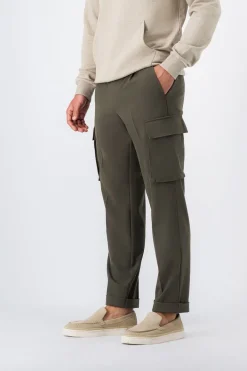 Teddy Smith Pantalon coupe cargo WOODY CARGO TURBULENCE KAKI New