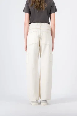 Teddy Smith Pantalon coupe charpentier CHARP JR MIDDLE WHITE Store