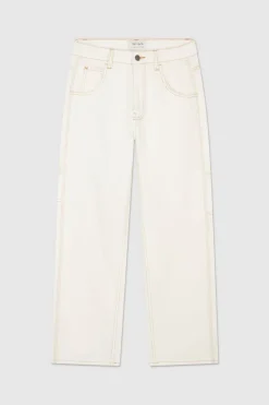 Teddy Smith Pantalon coupe charpentier CHARP JR MIDDLE WHITE Store