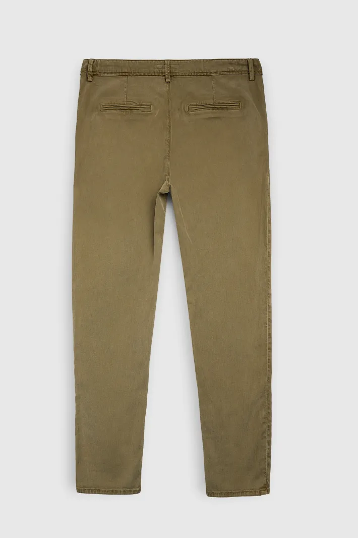 Teddy Smith Pantalon coupe chino slim P-NINA CHINO SWEET JUNGLE SWEETJUNGLE Hot
