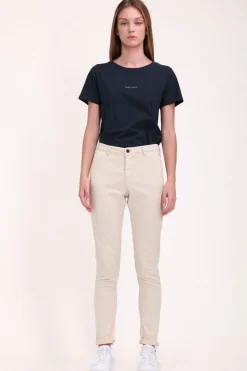 Teddy Smith Pantalon coupe chino slim P-NINA CHINO MIDDLE WHITE MIDDLEWHITE Hot