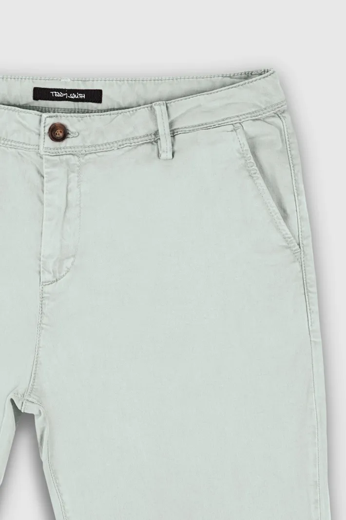 Teddy Smith Pantalon coupe chino slim P-NINA CHINO STONE MINT STONEMINT Fashion