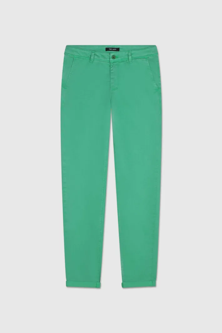 Teddy Smith Pantalon coupe chino slim P-NINA CHINO TROPIC GREEN TROPICGREEN Shop