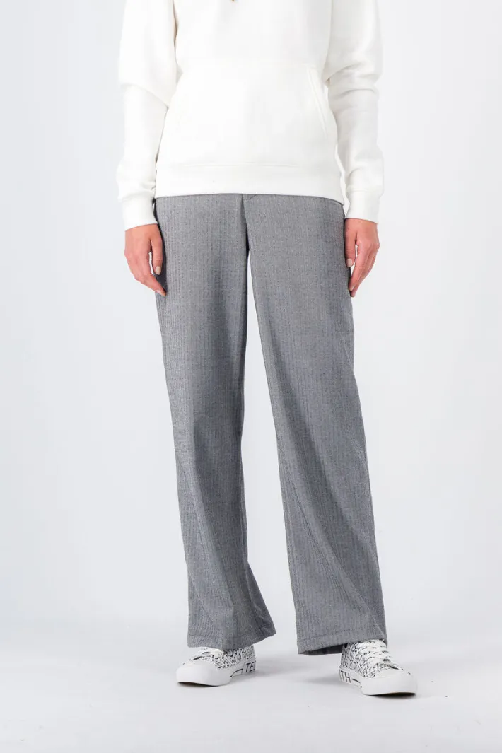 Teddy Smith Pantalon coupe large COFFEE BISTRETCH MELANGE BLACK Best