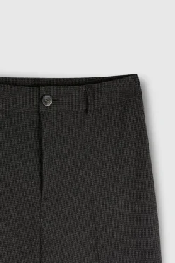 Teddy Smith Pantalon coupe large P-COFFEE BISTRE NOIR POINTILLE NOIRPOINTILLE Shop