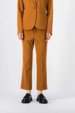 Teddy Smith Pantalon coupe slim cropped MILORD BISTRETCH CAMEL WOOD Best