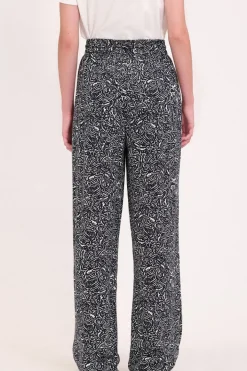 Teddy Smith Pantalon fluide P-SILIA DARK NAVY PRINT Online