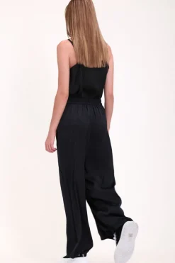 Teddy Smith Pantalon fluide satiné P-SOULINDA DARK NAVY Hot