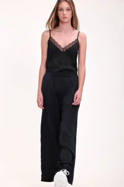 Teddy Smith Pantalon fluide satiné P-SOULINDA DARK NAVY Hot