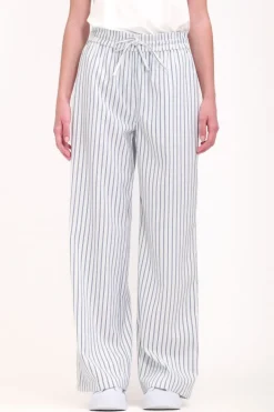 Teddy Smith Pantalon P-ROSALY STRIPE BLANC Shop