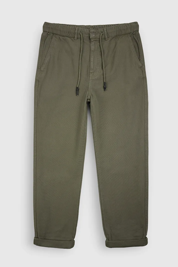 Teddy Smith Pantalon P-YORK CANVAS KAKI Cheap