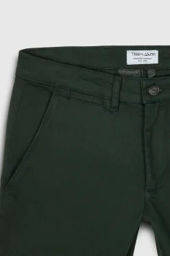 Teddy Smith Pantalon style chino coupe slim PALLAS CHINO SW VERT SCARABE VERTSCARABE Fashion