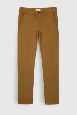 Teddy Smith Pantalon style chino coupe slim PALLAS CHINO SW TABACCO Fashion