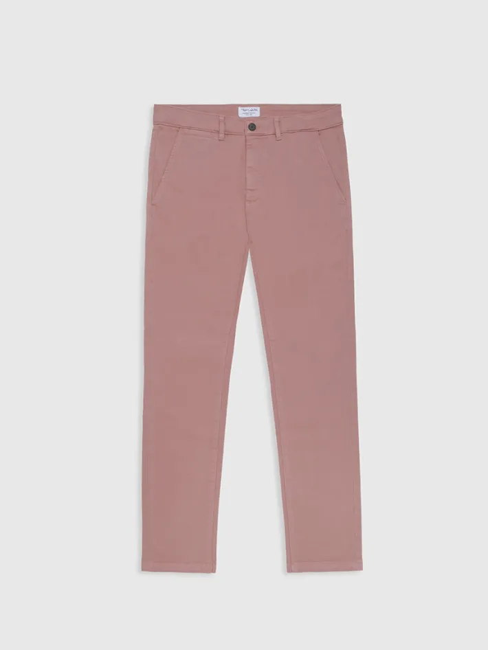 Teddy Smith Pantalon style chino coupe slim PALLAS CHINO SW BOIS DE ROSE BOISDEROSE Best Sale