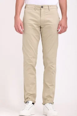 Teddy Smith Pantalon style chino coupe slim P-CHINO BEIGE STONE BEIGESTONE Shop