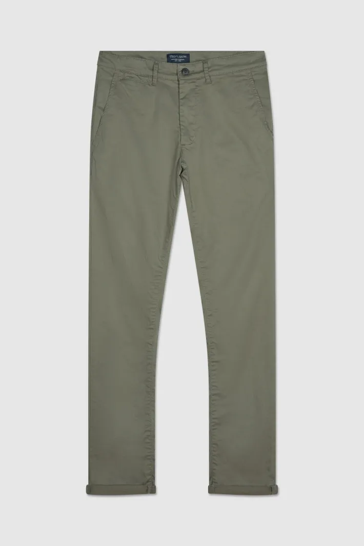 Teddy Smith Pantalon style chino coupe slim P-CHINO TURBULENCE KAKI TURBULENCEKAKI Cheap