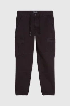 Teddy Smith Pantalon taille élastiquée PIKERS 2 CARGO CHARBON New