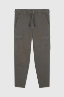 Teddy Smith Pantalon taille élastiquée PIKERS 2 CARGO TURBULENCE KAKI TURBULENCEKAKI Fashion