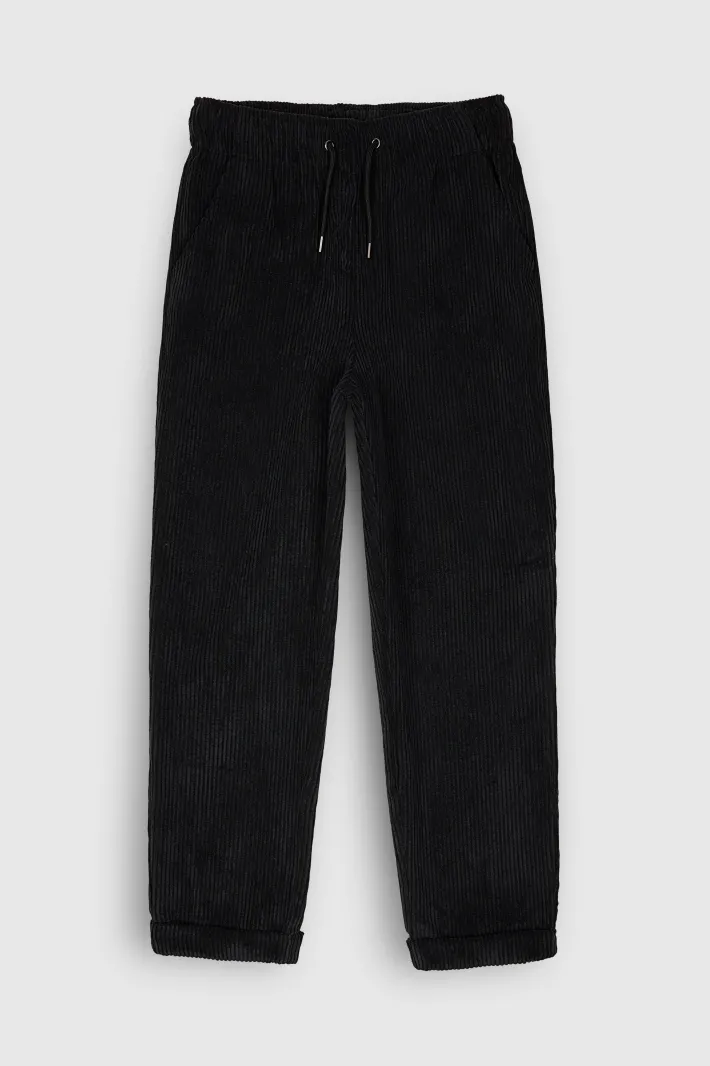 Teddy Smith Pantalon TEDDY VELOURS JR NOIR Fashion