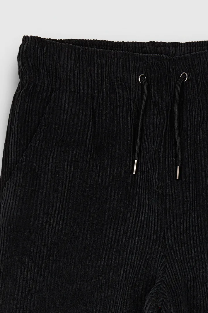 Teddy Smith Pantalon TEDDY VELOURS JR NOIR Fashion