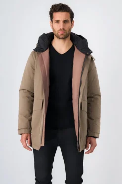 Teddy Smith Parka à col montant DANISH CHATAIN Online