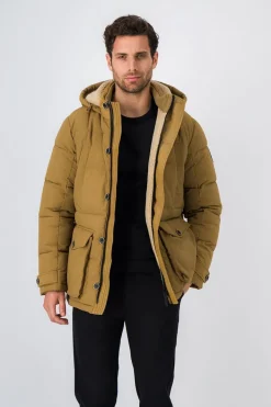 Teddy Smith Parka à col montant LEWIS TABACCO Best Sale