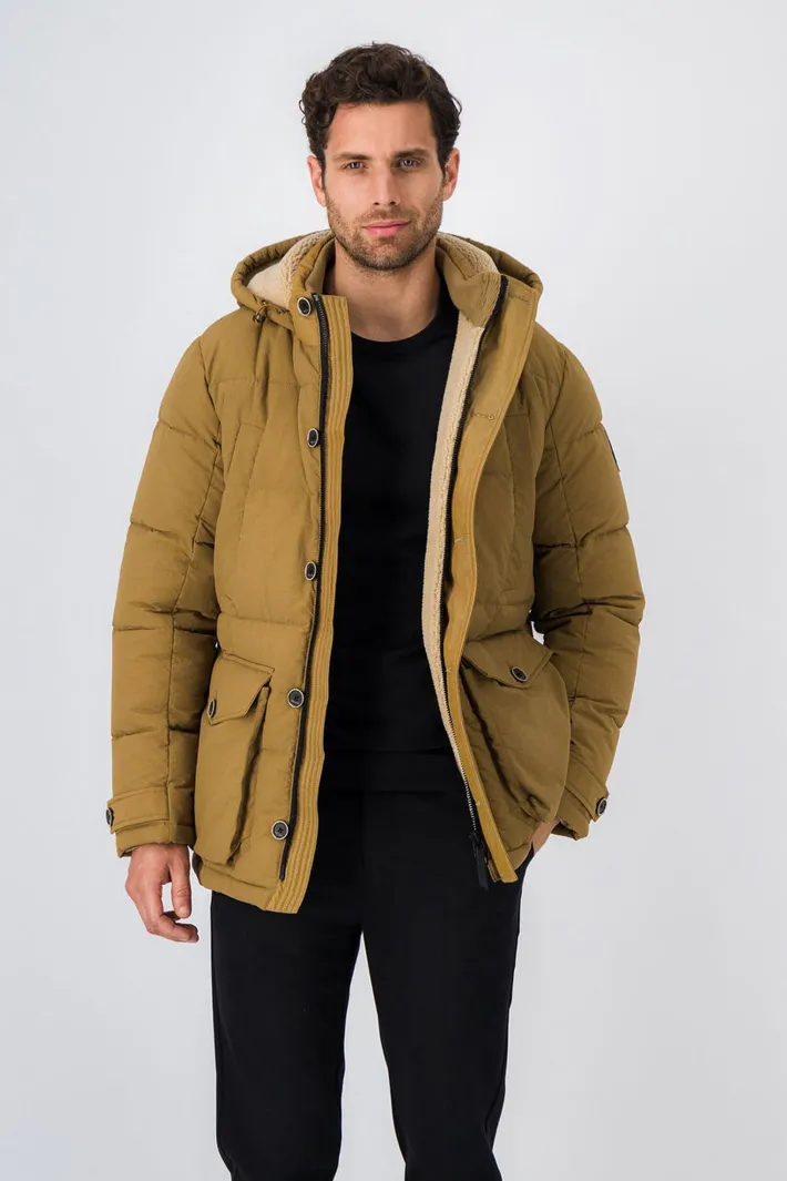 Teddy Smith Parka à col montant LEWIS TABACCO Best Sale