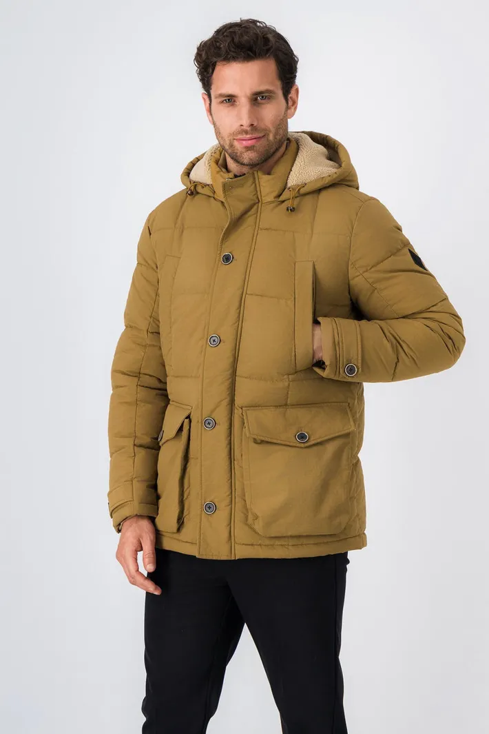 Teddy Smith Parka à col montant LEWIS TABACCO Best Sale