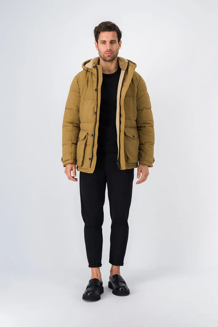 Teddy Smith Parka à col montant LEWIS TABACCO Best Sale