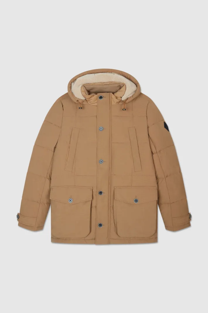 Teddy Smith Parka à col montant LEWIS TABACCO Best Sale