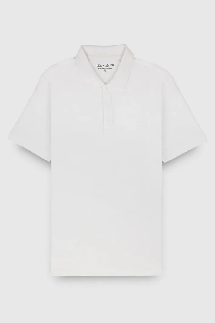 Teddy Smith Polo P-ALBAN BLANC New