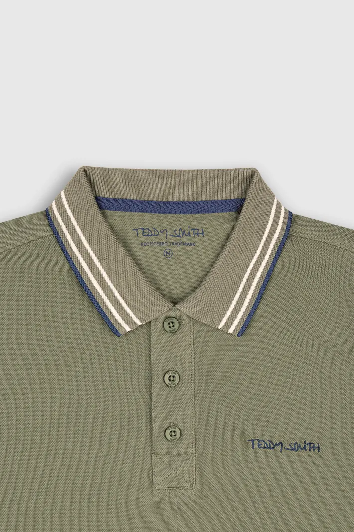 Teddy Smith Polo PASIAN MC MILITARY KAKI MILITARYKAKI Cheap