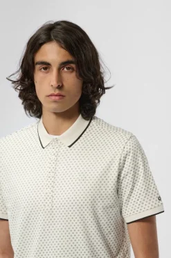 Teddy Smith Polo piqué imprimé manches courtes PASY 2 MC MIDDLE WHITE 1 MIDDLEWHITE1 Sale