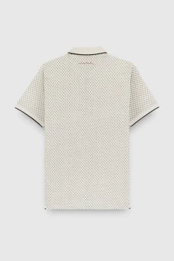 Teddy Smith Polo piqué imprimé manches courtes PASY 2 MC MIDDLE WHITE 1 MIDDLEWHITE1 Sale